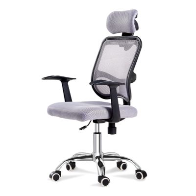 CKKNILV Office Chair, Desk Chair Mesh Computer Chair Student Swivel Chair Ergonomic Swivel Chairs,Can Be Used for Office Leisure and Entertainment/Grey