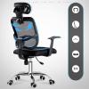 CKKNILV Office Chair, Desk Chair Mesh Computer Chair Student Swivel Chair Ergonomic Swivel Chairs,Can Be Used for Office Leisure and Entertainment/Grey view 4