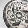Black Leaf Bathroom Vessel Art Sink, Countertop Washbasin, Artistic Guest Bath Sink, Powder Room Basin, Half Bath Sink, Bathroom Remodeling view 4