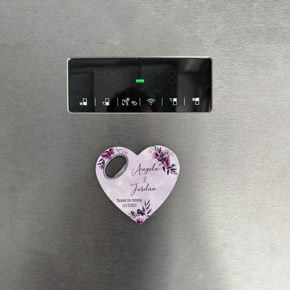 20 Pcs Personalized Bottle Opener Magnet