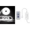 Samsion AC 110V~120V COB Led Strip Lights 6M Daylight White Led Rope Lights+Dimmer Controller for Single Color AC 110V-130VCOB LED Rope Lights view 1