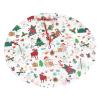UGTEWXU Cute Dogs Christmas Tree Skirt 30" Animal Tree Skirts Santa Mat for Mini Small Pencil Big X-Mas Tree Farmhouse Ornaments Decorations White view 4