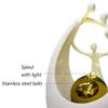 Tabletop Fountains Creative Desktop Modern Running Water Fountain Fortune Feng Shui Ornaments Water Features Home Decorations Living Room Bar Ornaments Desktop Water Fountain view 3