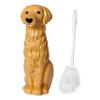 Golden Retriever Ceramic Toilet Brush Holder with Plastic Brush Set by Allure Home Creation view 3