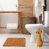 Golden Retriever Ceramic Toilet Brush Holder with Plastic Brush Set by Allure Home Creation view 4