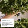 Balsam Hill Silverado Slim - Realistic Narrow Christmas Tree with True Needle Foliage with Premium Stand & Easy Assembly for Indoor Holiday Decorating, Unlit, 6' view 4