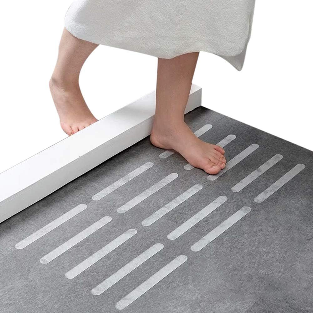 20pcs Anti Slip Stickers Bath Tub Shower Grip Strips Non-Slip Safety Floor Tread, Bathroom or Flat Surface Anti-Slip Strip