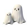 2024 Halloween Ghost Statue Small Scary Ghost Figurines Halloween Ghost Sculpture Statue Farmhouse Tiered Tray Decor Spooky Home Decorations Coffee Table Desk Centerpieces Shelf Mantel Halloween Deco view 1