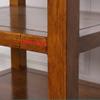 NILZA Solid Wood Media Storage Shelf AV Media Stand 2/3/4-Tier Media Component Cabinet Audio/Video Rack Audio Tower Audio Cabinet- Installation-Free(Begonia,2-Tier) view 2