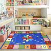 YJDRUG Children's Early Education Area Rugs,3x4ft, Multicolor Alphanumeric Area Rug, Play Area Non-Slip Boys Girls Kids Rugs for Kids Bedrooms, Toddler Classrooms and Baby Playrooms view 2