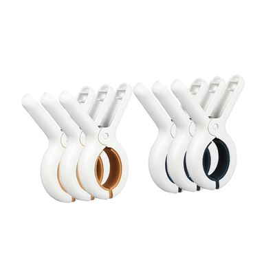 OFFSCH 6pcs Windproof Clothes Clamps for Quilts and Towels Clothespins and Non- Design for Outdoor Drying and Travel Use