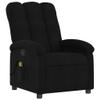 ANYCHOLE Massage Recliner Chair Black Fabric,Relaxing Massage Recliner Chair with Manual Adjustment Living Room Furniture, Chaise Lounges view 3