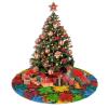 Maple Leaf Halloween Tree Skirt Christmas Autumn Tree Skirt 30" New Year Tree Skirt Simple Lace-Up Tree Skirt Indoor and Outdoor Home Decoration Holiday Party Farmhouse Decor Gift. view 3