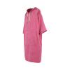 Muka Personalized Changing Robe 3/4 Sleeve Absorbent Terry Beach Towel Surf Poncho Unisex for Surfing Swimming-Black view 4