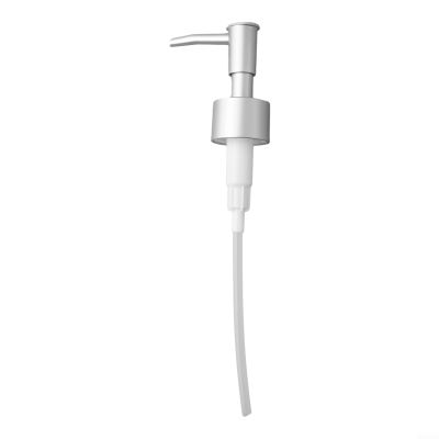 Dispenser Pump, Plastic Lotion Dispenser Pumps Head Replacement Spare for Soap Lotion Massage Oil(Matte Silver)