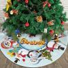 Christmas Tree Skirt 36" New Year Tree Skirt Simple Lace-Up Tree Skirt Indoor and Outdoor Home Decoration Holiday Party Farmhouse Decor Gift. view 3