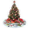 Christmas Tree Skirt 36" New Year Tree Skirt Simple Lace-Up Tree Skirt Indoor and Outdoor Home Decoration Holiday Party Farmhouse Decor Gift. view 4