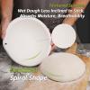 6pcs Round and Oval Pulp Bread Proofing Basket Sourdough Banneton Brotform Bread Baking Supply with Storage Bag 30pcs Disposable Non-Woven Liners for Professional Homemade Bread view 4