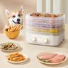 HomeLoft Basics Fruit Dryer Machine For Home, Candy & Snacks Machine With Five-Trays Food Dehydrator Adjustable Thermostat - 360 Airflow, Temperature Control(White) view 2