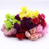 10Heads Carnations Flowers, Carnations Artificial Flowers, Red Pink Purple White Green 11.8in Silk Carnations For Wedding, Parties, Festivals, (Rose Red) view 3