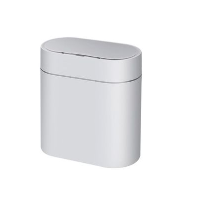 LLLSSS Smart Sensor Trash Can Bucket Narrow Seam Bin Wastebasket for Kitchen Toilet Bedroom(E)