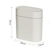 LLLSSS Smart Sensor Trash Can Bucket Narrow Seam Bin Wastebasket for Kitchen Toilet Bedroom(E) view 2