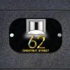 Customized House Sign Solar LED Light Modern Residential Address Plaque 3D Laser Cut Street Name Door Plates Outdoor Yard Decor (30 * 30CM) view 3