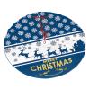 Christmas Tree Skirt 30" New Year Tree Skirt Simple Lace-Up Tree Skirt Indoor and Outdoor Home Decoration Holiday Party Farmhouse Decor Gift. view 1