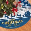 Christmas Tree Skirt 30" New Year Tree Skirt Simple Lace-Up Tree Skirt Indoor and Outdoor Home Decoration Holiday Party Farmhouse Decor Gift. view 2