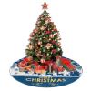 Christmas Tree Skirt 30" New Year Tree Skirt Simple Lace-Up Tree Skirt Indoor and Outdoor Home Decoration Holiday Party Farmhouse Decor Gift. view 4
