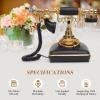 UKBW Audio Guest Book Wedding Phone, Audio Phone Guestbook, Record Audio Messages with Guestbook, Guestbook Alternative for Wedding, Birthday Party, Baby Shower, Anniversary, Engagement(Black) view 2