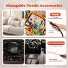 Moongiantgo Handheld Steam Cleaner, 2500W High Pressure Steamer for Cleaning, Portable Pressurized Cleaning Machine for Home Kitchen Car Detailing Grout Tile Bathroom with 1200ml Water Tank (White) view 3