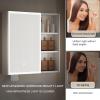 HXFAAFXH Medicine Cabinet with Mirror,Bathroom Mirror with Storage,Led Medicine Cabinet with Defogger,Over The Toilet Medicine Cabinets,Single Opening Door and 3 Open Shelves(80X68CM) view 3