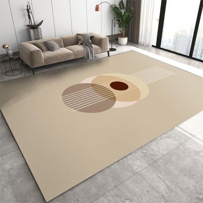 2x3 Rug Creative Mid-Century Geometric Washable Rugs, Retro Light Brown Boho Style Laundry Room Carpet Non Slip Throw Rugs for Bathroom Kitchen Sink Front Door Bedroom Bedside