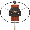DYKKLKQ Decor Wall Clock for Living Room,57x81 CM Large Metal & Walnut Pointer Home Decor Silent Non Ticking Lightweight Clocks for Bedroom, Study, Office Decor view 1