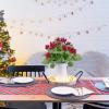 IUIBMI 4Pcs Christmas Artificial Holly Berry Stems Fake Holly Berries with Green Leaves Red Berry Picks Holly Berries Branches for Christmas Tree Holiday Winter Decor (A) view 3