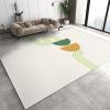 TIMOILU 3x5 Rug Minimalist Abstract Art Deco Washable Rugs, Modern Geometric Semicircle Line Bedroom Rugs with Non Slip Backing for Bedroom Hotel Hardwood Floors Garage Farmhouse view 1