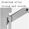 Wall Mounted Space-Saver Clothes Household Easy Storage Drying Rack Folding 4 Drying Rods Washing Cloth Line Airer Bathroom Towel Rail Bar Hooks Retractable Clo view 2