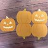 Haiyou 20pcs Halloween Pumpkin Shape Napkins Stamping Shaped Party Decoration Paper Placemats 25 * 25cm view 2