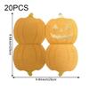 Haiyou 20pcs Halloween Pumpkin Shape Napkins Stamping Shaped Party Decoration Paper Placemats 25 * 25cm view 4