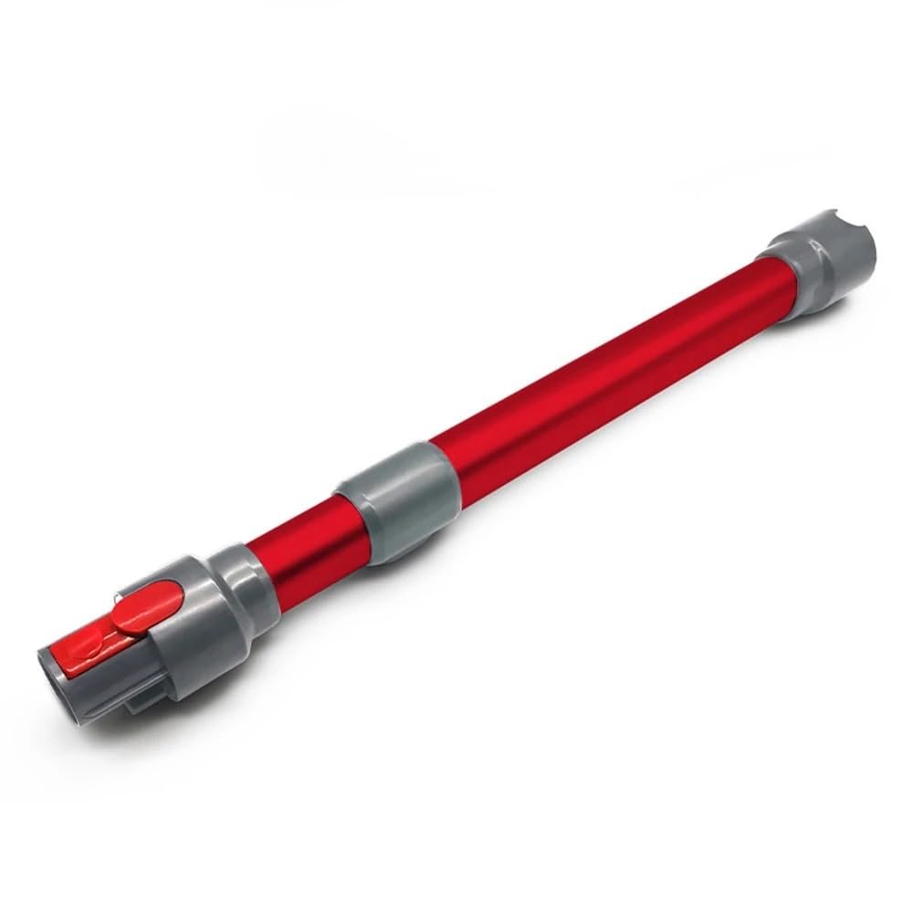 Compatible For Dyson V7 V8 V10 V11 V15 Straight Pipe Bar Quick Release Stick Wand Tube Vacuum Cleaner Replacement Accessories Extension Rod For(Red telescopic rod)