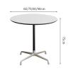 DXYDZSWD Round Coffee Table, Nordic Ins Negotiation Table, for Leisure Display Bar, Reception Desk, Coffee Shop, Milk Tea Shop Dining Table (H75cm)(80cm) view 3