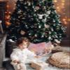 Christmas Tree Collars Holds 15" Diam Tree, Christmas Pink Candy House Snowflake Xmas Tree Pattern Stand Base Christmas Tree Skirt Cover, 4-Piece Artificial Xmas Trees Ring Box for Holiday Decor view 2