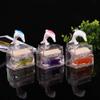 MAKEJ Toothpick Holder Cute Cartoon Dolphin Toothpick Box Transparent Mediterranean Toothpick Holder(Black-JoJo's Bizarre Adventure1) view 2