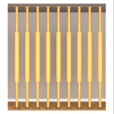 Commercial Wall Partition Post Room Divider, Office Porch Bedroom Coffee Shop Entrance Ceiling to Floor Decorative Grille Pillar with Adjustable Feet, 9 Pack Privacy Screens Columnar, 6ft 7ft 8ft 9ft