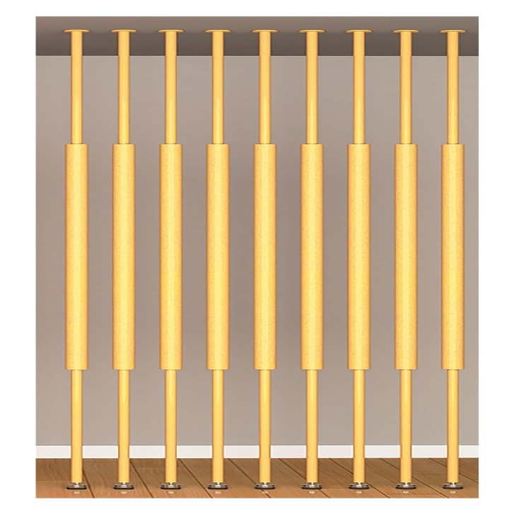 Commercial Wall Partition Post Room Divider, Office Porch Bedroom Coffee Shop Entrance Ceiling to Floor Decorative Grille Pillar with Adjustable Feet, 9 Pack Privacy Screens Columnar, 6ft 7ft 8ft 9ft