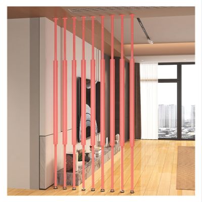 Commercial Wall Partition Post Room Divider, Office Porch Bedroom Coffee Shop Entrance Ceiling to Floor Decorative Grille Pillar with Adjustable Feet, 9 Pack Privacy Screens Columnar, 6ft 7ft 8ft 9ft