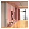 Commercial Wall Partition Post Room Divider, Office Porch Bedroom Coffee Shop Entrance Ceiling to Floor Decorative Grille Pillar with Adjustable Feet, 9 Pack Privacy Screens Columnar, 6ft 7ft 8ft 9ft view 1