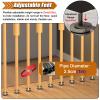 Commercial Wall Partition Post Room Divider, Office Porch Bedroom Coffee Shop Entrance Ceiling to Floor Decorative Grille Pillar with Adjustable Feet, 9 Pack Privacy Screens Columnar, 6ft 7ft 8ft 9ft view 4