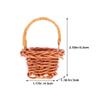 Cabilock 8pcs Mini Woven Decorative Basket for Dollhouse Style Storage for Mini Items Flowers Photography Props for Home Decor and Giving view 4